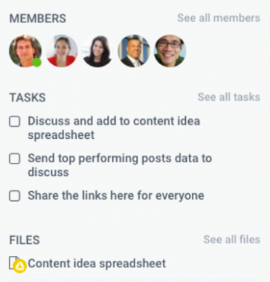 Keep track of tasks to improve your team brainstorming