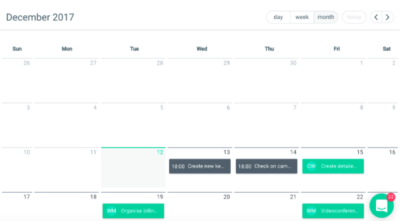 Use your Hibox calendar to manage project tasks