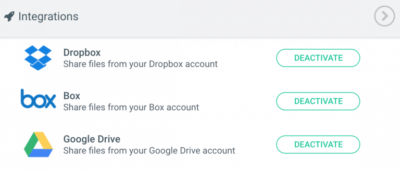 Integrate Google Drive, Box, and Dropbox